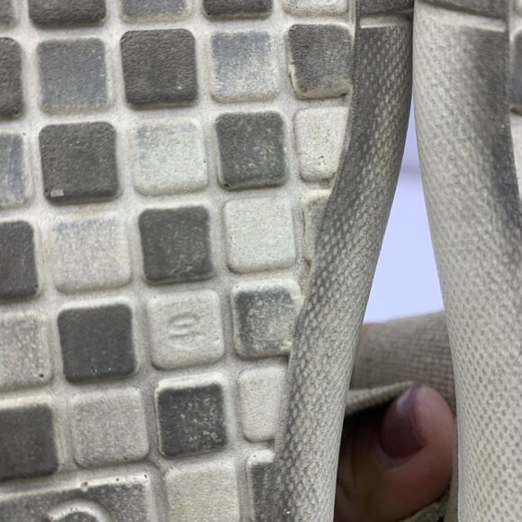 ECCO Damara Women’s 40 US 9-9.5 Pewter Metallic Elastic & Leather Sandals - Picture 6 of 7